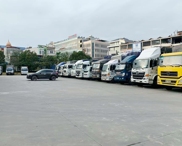 Đội xe vận chuyển